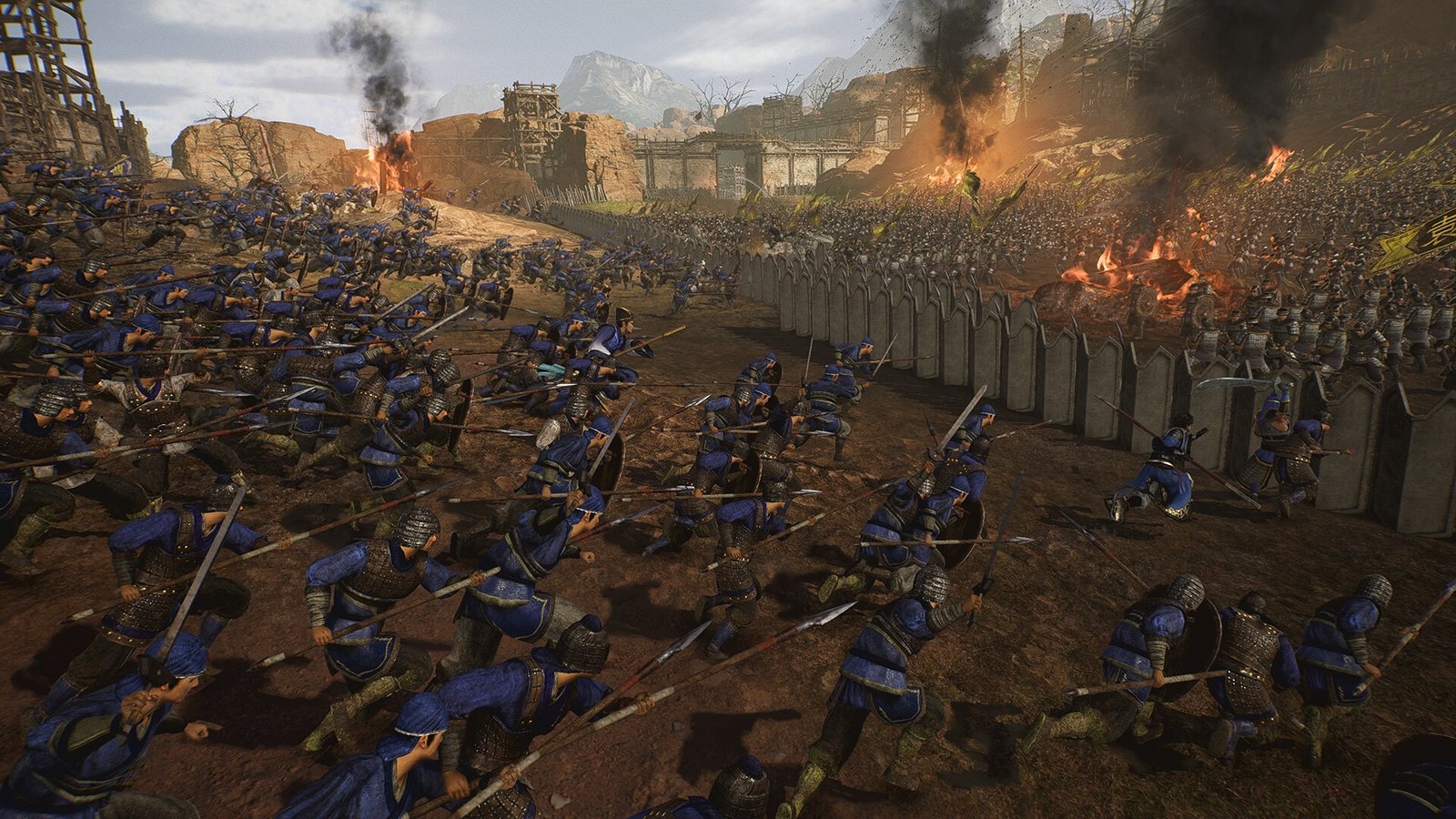 Image from Dynasty Warriors: Origins featuring the new nameless protagonist battling in ancient China during the Three Kingdoms era.