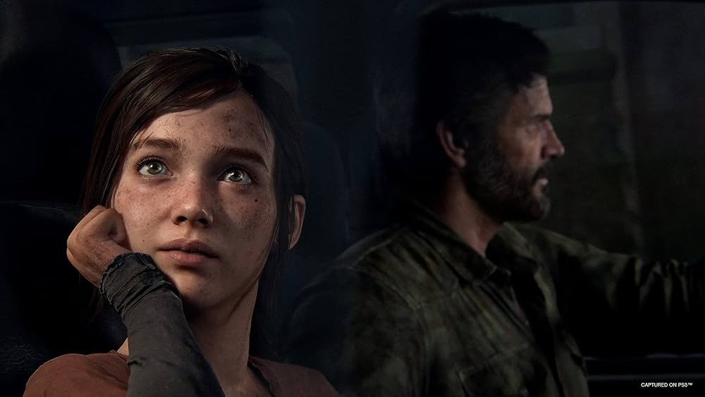 Image of Joel and Ellie from The Last of Us Part I, PS5 Remake, available on PlayStation Plus Extra starting September 26, 2024.